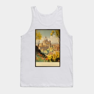 Vintage Travel Poster of the Italy Tank Top